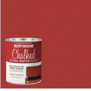 30 oz. Chalked Farmhouse Red Ultra Matte Interior Paint. NEW
